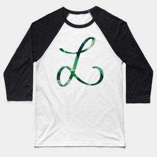 L initial cursive Baseball T-Shirt